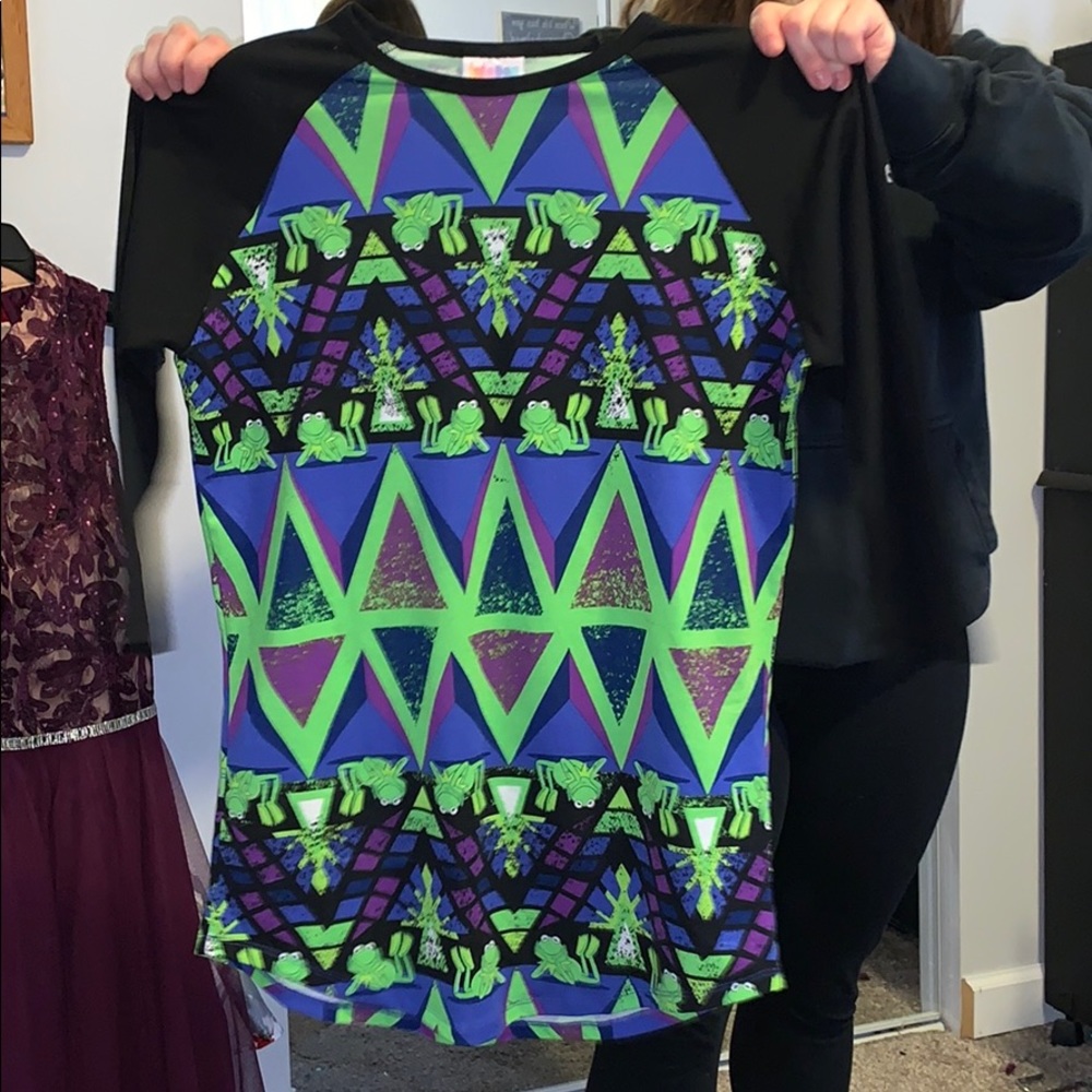 Size small Kermit the frog long sleeve